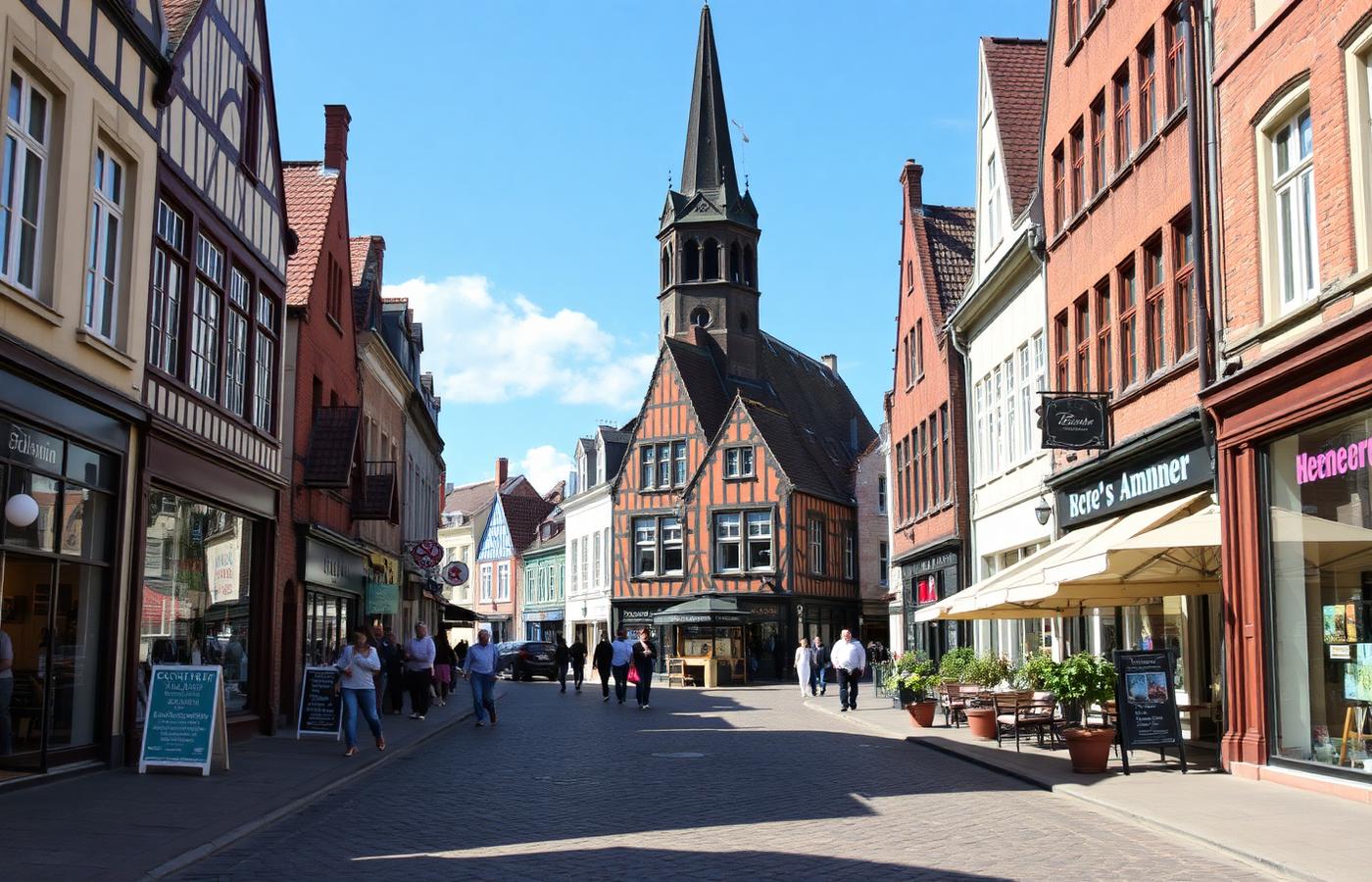 Centre-ville d'Halluin - patrimoine immobilier